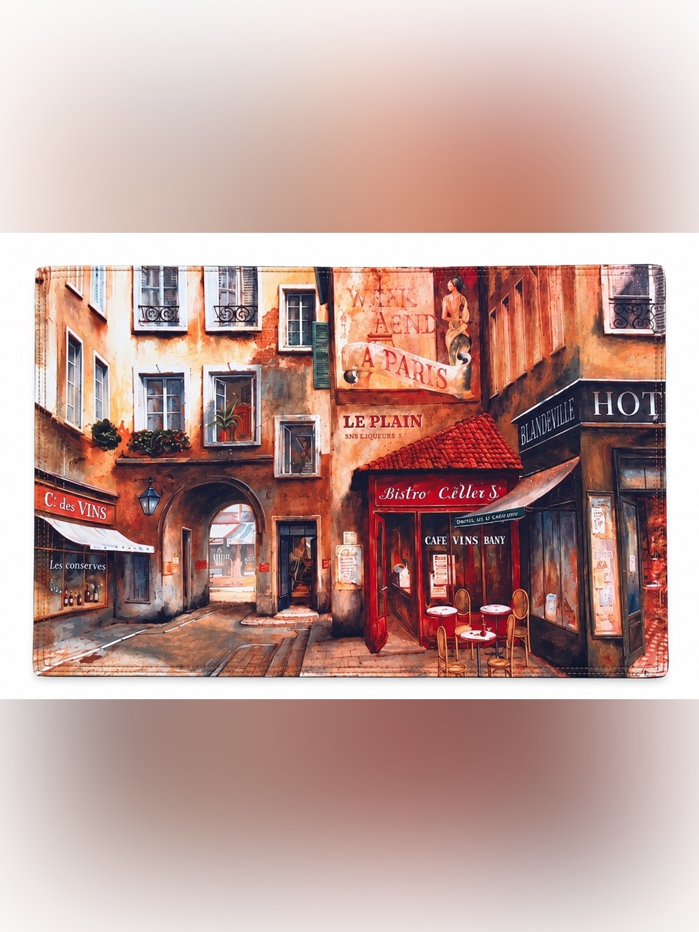 Paris Bistro Place Mats set of 4